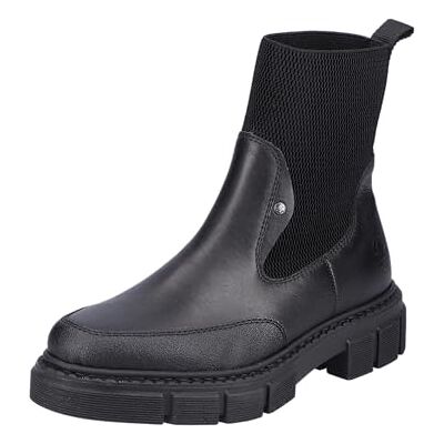 Rieker Femme M3872 Bottine Chelsea, Noir, 40 EU - Publicité Rieker Femme M3872 Bottine Chelsea, Noir, 40 EU - Publicité