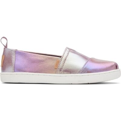TOMS Garçon Fille Alpargata Classique Semelle de Mocassin, Mellow Mauve Iridescent Twill, 19.5 EU - Publicité TOMS Garçon Fille Alpargata Classique Semelle de Mocassin, Mellow Mauve Iridescent Twill, 19.5 EU - Publicité