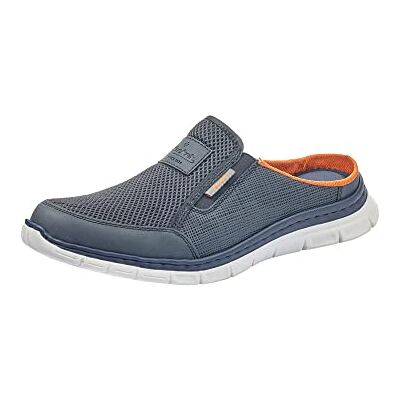 Rieker B4879, Sabots Homme, Bleu (Denim/Atlantis), 47 EU - Publicité Rieker B4879, Sabots Homme, Bleu (Denim/Atlantis), 47 EU - Publicité