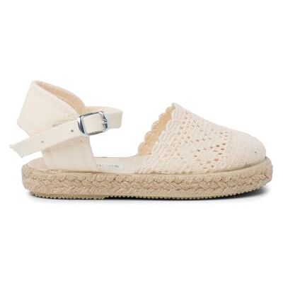 Pisamonas - Alpargata Calada para Niñas con Hebilla - Buckle - Woven - Shoes - Publicité Pisamonas - Alpargata Calada para Niñas con Hebilla - Buckle - Woven - Shoes - Publicité