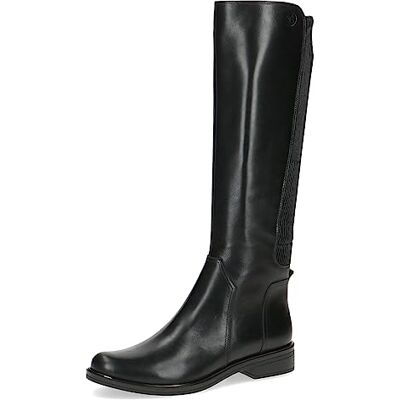 CAPRICE Bottes femme hautes à talons à fermeture éclair élégantes, Noir (Black Comb), 42 EU - Publicité CAPRICE Bottes femme hautes à talons à fermeture éclair élégantes, Noir (Black Comb), 42 EU - Publicité