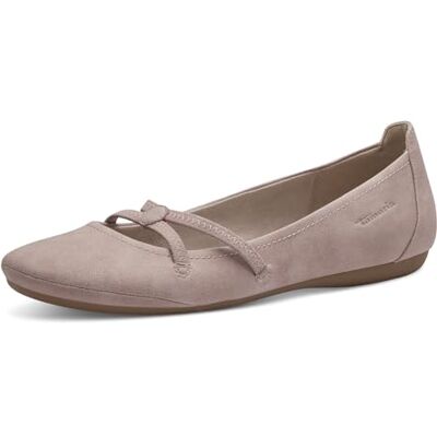 Tamaris Femme Ballerine avec bride plate rose 39 EU - Publicité Tamaris Femme Ballerine avec bride plate rose 39 EU - Publicité