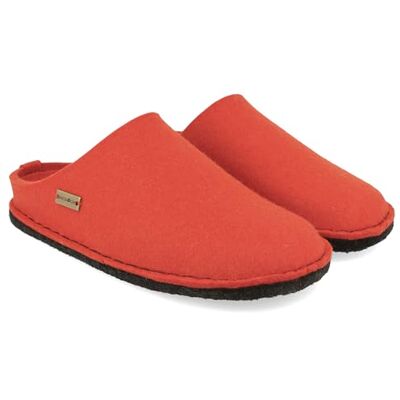 HAFLINGER Chaussons pour Femmes Flair Soft 311010, Pointure:38 EU, La Couleur:Orange - Publicité HAFLINGER Chaussons pour Femmes Flair Soft 311010, Pointure:38 EU, La Couleur:Orange - Publicité