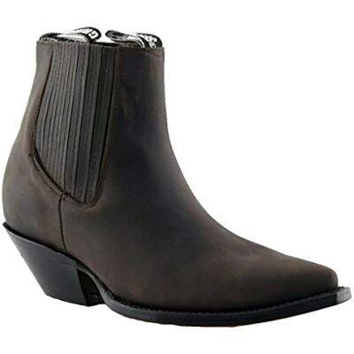 Grinders Unisexe Mustang Marron Cuir Western Cowboy Bottines Dansantes 37 - Publicité Grinders Unisexe Mustang Marron Cuir Western Cowboy Bottines Dansantes 37 - Publicité