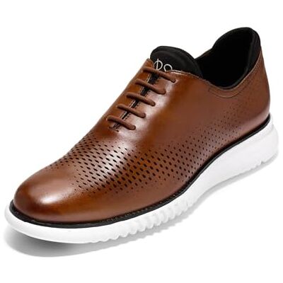 Cole Haan Hommes 2. Zerogrand Laser Wingtip Oxford, Brun Roux Britannique/Ivoire, 49 EU - Publicité Cole Haan Hommes 2. Zerogrand Laser Wingtip Oxford, Brun Roux Britannique/Ivoire, 49 EU - Publicité