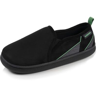 Isotoner Chaussons pantoufles Charentaises homme suédine, semelle bloup xtra confort, bon maintien, 42, noir - Publicité Isotoner Chaussons pantoufles Charentaises homme suédine, semelle bloup xtra confort, bon maintien, 42, noir - Publicité