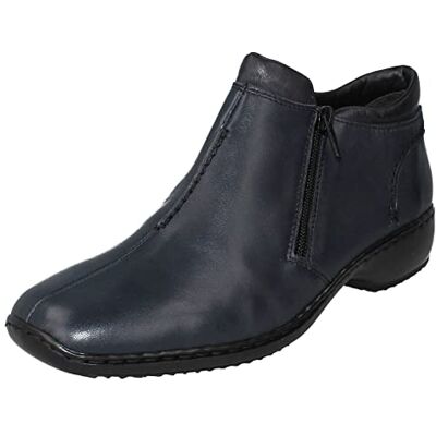 Rieker Bottes à fermeture éclair Doro L3882 pour femme, Cuir bleu marine, 42 EU - Publicité Rieker Bottes à fermeture éclair Doro L3882 pour femme, Cuir bleu marine, 42 EU - Publicité