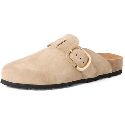 Tamaris Femme mule à semelle intérieure cuir plate beige 41 EU - Publicité Tamaris Femme mule à semelle intérieure cuir plate beige 41 EU - Publicité