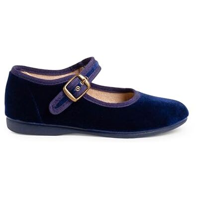 Pisamonas Chaussures Babies Fille en Velours Fermeture À Boucle Taille 32 Couleur Bleu Marine - Publicité Pisamonas Chaussures Babies Fille en Velours Fermeture À Boucle Taille 32 Couleur Bleu Marine - Publicité