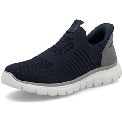 Rieker Mocassins pour Hommes B6659, Pointure:44 EU, La Couleur:Bleu - Publicité Rieker Mocassins pour Hommes B6659, Pointure:44 EU, La Couleur:Bleu - Publicité