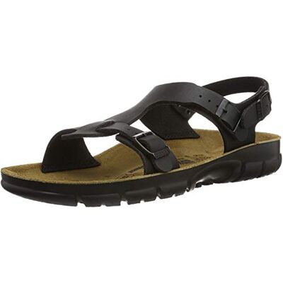 Birkenstock Saragosse Birko-Flor Bride de Cheville pour Femme, Noir, 38 EU Schmal - Publicité Birkenstock Saragosse Birko-Flor Bride de Cheville pour Femme, Noir, 38 EU Schmal - Publicité
