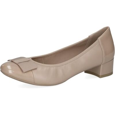 CAPRICE Escarpins Femme Vernis à Talon Bloc, Beige (Beige Comb I), 38 EU - Publicité CAPRICE Escarpins Femme Vernis à Talon Bloc, Beige (Beige Comb I), 38 EU - Publicité