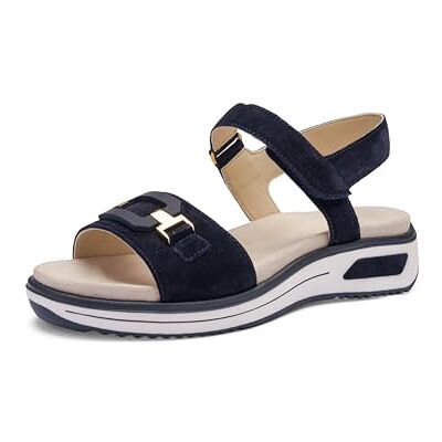 ARA Femme Limone Sandale, Bleu, 37 EU Large - Publicité ARA Femme Limone Sandale, Bleu, 37 EU Large - Publicité