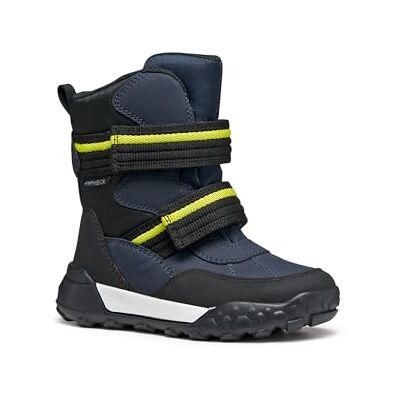 Geox J Trekkyup Boy B ABX Bottines à la Cheville, Bleu Marine/Citron Vert, 29 EU - Publicité Geox J Trekkyup Boy B ABX Bottines à la Cheville, Bleu Marine/Citron Vert, 29 EU - Publicité