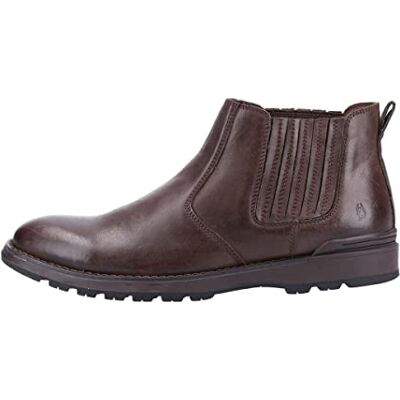 Hush Puppies Homme Gary Bottine Chelsea, Marron, 42 EU - Publicité Hush Puppies Homme Gary Bottine Chelsea, Marron, 42 EU - Publicité