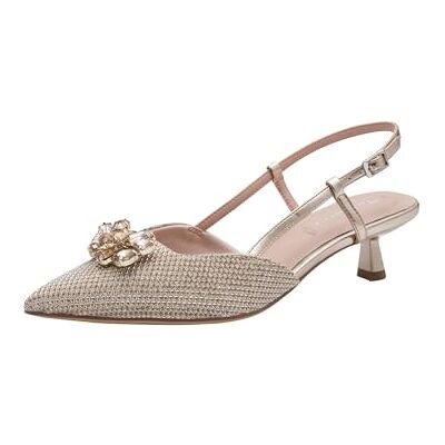 Tamaris Escarpin à bride arrière pour femme à talon aiguille gris 36 EU - Publicité Tamaris Escarpin à bride arrière pour femme à talon aiguille gris 36 EU - Publicité