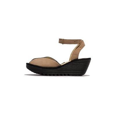 Fly London Women's YAID552FLY Sandal, Taupe, 41 - Publicité Fly London Women's YAID552FLY Sandal, Taupe, 41 - Publicité