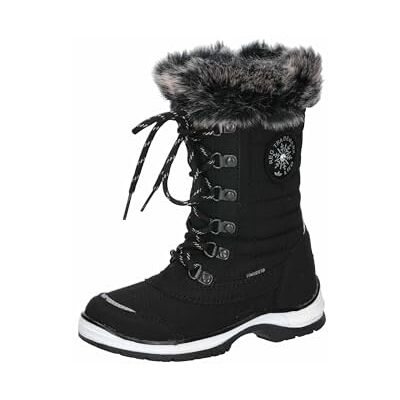 Lico Garçon Fille Lillesand Bottes d'hiver, Noir/Gris, 29 EU - Publicité Lico Garçon Fille Lillesand Bottes d'hiver, Noir/Gris, 29 EU - Publicité