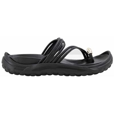 MBT CHO. Sandales ANATOMICAL pour femme avec design ergonomique et amorti supérieur. Semelle avec adhérence améliorée et boucle réglable. Confort et style. Couleur noire - Publicité MBT CHO. Sandales ANATOMICAL pour femme avec design ergonomique et amorti supérieur. Semelle avec adhérence améliorée et boucle réglable. Confort et style. Couleur noire - Publicité