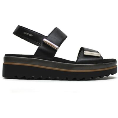 Mephisto Sandales en Cuir Dominica Noir 36-3 - Publicité Mephisto Sandales en Cuir Dominica Noir 36-3 - Publicité