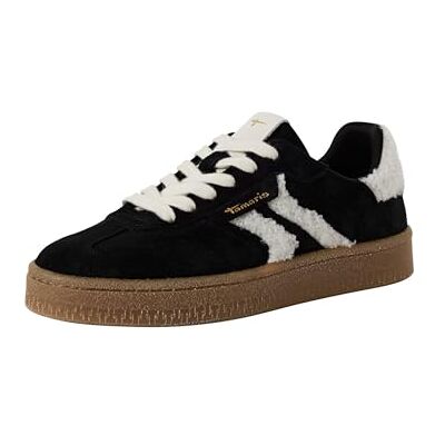 Tamaris /402 Chaussures Basses à Lacets en Cuir Lisse pour Femme en Beige, Fourrure Noire, 40 EU - Publicité Tamaris /402 Chaussures Basses à Lacets en Cuir Lisse pour Femme en Beige, Fourrure Noire, 40 EU - Publicité