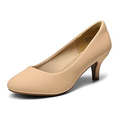 DREAM PAIRS Chaussures à Talons Classiques pour Femme Escarpins en PU Confortable Escarpin pour Rendez Vous Travail Nude/Nubuck LUVLY Taille 40.5 - Publicité DREAM PAIRS Chaussures à Talons Classiques pour Femme Escarpins en PU Confortable Escarpin pour Rendez Vous Travail Nude/Nubuck LUVLY Taille 40.5 - Publicité