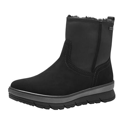 Jana bottes hiver femme sans talon déperlantes vegan, Black, 38 EU - Publicité Jana bottes hiver femme sans talon déperlantes vegan, Black, 38 EU - Publicité