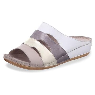 Gemini Mules Femme Gris/Argent Taille 40 - Publicité Gemini Mules Femme Gris/Argent Taille 40 - Publicité