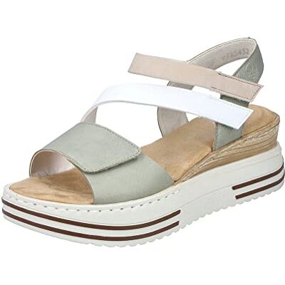 Rieker Sandales V1654 pour femme, vert, 41 EU - Publicité Rieker Sandales V1654 pour femme, vert, 41 EU - Publicité