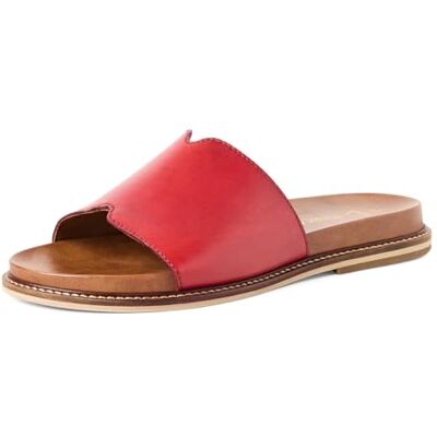 Marco Tozzi Sandale Femme Semelle de Confort Cuir Estivale, Rouge (Red), 36 EU - Publicité Marco Tozzi Sandale Femme Semelle de Confort Cuir Estivale, Rouge (Red), 36 EU - Publicité