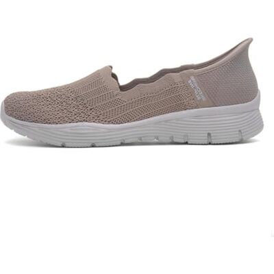 Skechers Seager-Believe It Mocassins Plats Mains Libres pour Femme, Taupe foncé, 35.5 EU - Publicité Skechers Seager-Believe It Mocassins Plats Mains Libres pour Femme, Taupe foncé, 35.5 EU - Publicité