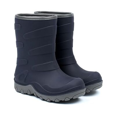 Mikk-Line Bottes thermiques Bottes d'hiver thermiques Doublées Imperméables Chaudes et isolantes Coupe-vent Bottes thermiques en caoutchouc naturel Ultra chaudes Bottes de neige, bleu - Publicité Mikk-Line Bottes thermiques Bottes d'hiver thermiques Doublées Imperméables Chaudes et isolantes Coupe-vent Bottes thermiques en caoutchouc naturel Ultra chaudes Bottes de neige, bleu - Publicité