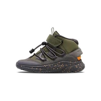 Hummel REACH CONQUER MID TEX JR, Bottine, DUSTY OLIVE, - Publicité Hummel REACH CONQUER MID TEX JR, Bottine, DUSTY OLIVE, - Publicité