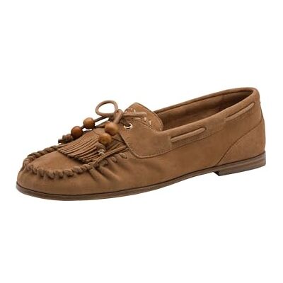 Tamaris Femmes Mocassin plat Cuir brun 41 EU - Publicité Tamaris Femmes Mocassin plat Cuir brun 41 EU - Publicité