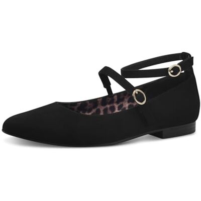 Tamaris Women's Ballerina, Noir, 36 EU - Publicité Tamaris Women's Ballerina, Noir, 36 EU - Publicité