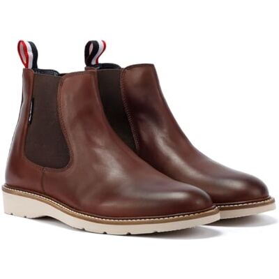 Ben Sherman Hampton Bottes Rouges en Cuir pour Hommes EUR 42 - Publicité Ben Sherman Hampton Bottes Rouges en Cuir pour Hommes EUR 42 - Publicité