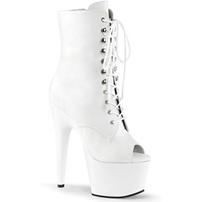 Pleaser ADORE-1021 WHT Faux Leather/WHT UK 3 (EU 36) - Publicité Pleaser ADORE-1021 WHT Faux Leather/WHT UK 3 (EU 36) - Publicité
