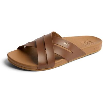 REEF Sandales à enfiler Cushion Spring Bloom pour femme, chocolat, 41 EU - Publicité REEF Sandales à enfiler Cushion Spring Bloom pour femme, chocolat, 41 EU - Publicité
