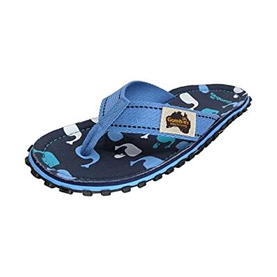 Gumbies Originals Bleu Tongs en matériaux recyclés semelle robuste en pneus de voiture recyclés, semelle intérieure douce en toile de coton, pont en coton confortable, 41 EU - Publicité Gumbies Originals Bleu Tongs en matériaux recyclés semelle robuste en pneus de voiture recyclés, semelle intérieure douce en toile de coton, pont en coton confortable, 41 EU - Publicité