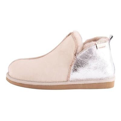 Shepherd Femme Annie Pantoufles Montantes, Argent Miel, 40 EU - Publicité Shepherd Femme Annie Pantoufles Montantes, Argent Miel, 40 EU - Publicité