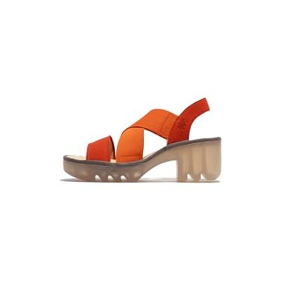 Fly London Women's TAJI502FLY Sandal, Poppy orange, 38 - Publicité Fly London Women's TAJI502FLY Sandal, Poppy orange, 38 - Publicité