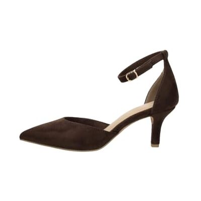 MARCO TOZZI Escarpins Femme Semelle Feel Me Souple Doublure Douce Bout Pointu, Marron (Choco), 39 EU - Publicité MARCO TOZZI Escarpins Femme Semelle Feel Me Souple Doublure Douce Bout Pointu, Marron (Choco), 39 EU - Publicité