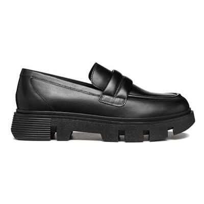 Geox Mocassins D Vilde C pour Femme, Noir, 42 EU - Publicité Geox Mocassins D Vilde C pour Femme, Noir, 42 EU - Publicité
