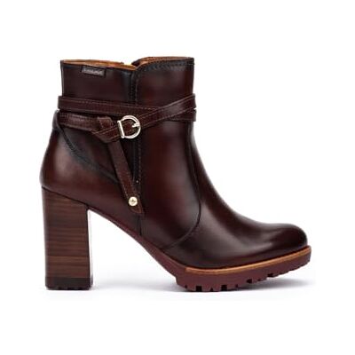 Pikolinos Bottines à Talon en Cuir Connelly pour Femme Color CAOBA - Publicité Pikolinos Bottines à Talon en Cuir Connelly pour Femme Color CAOBA - Publicité