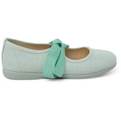 Pisamonas Chaussures Babies en Lin avec Nœud Faya Taille 32 Couleur Menthe - Publicité Pisamonas Chaussures Babies en Lin avec Nœud Faya Taille 32 Couleur Menthe - Publicité