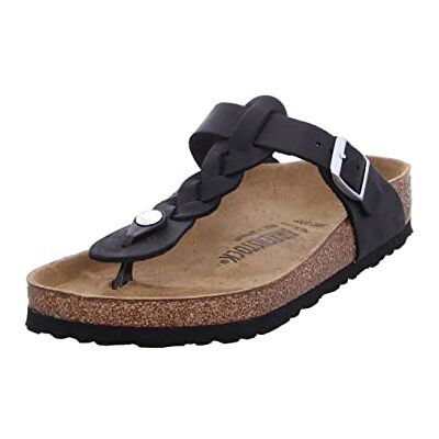 Birkenstock 1021349 Gizeh Braided black, Oiled Leather Femme Black EU 39 - Publicité Birkenstock 1021349 Gizeh Braided black, Oiled Leather Femme Black EU 39 - Publicité