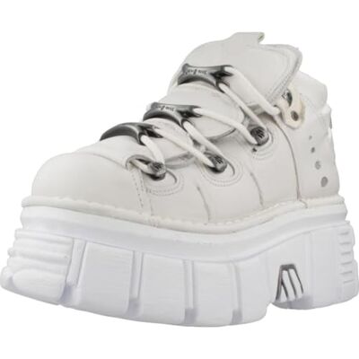 Boots femmes New Rock ROCKY Blanc - Publicité Boots femmes New Rock ROCKY Blanc - Publicité