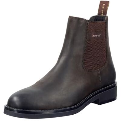 GANT Homme Prepdale Bottine Chelsea, Marron foncé, 45 EU - Publicité GANT Homme Prepdale Bottine Chelsea, Marron foncé, 45 EU - Publicité