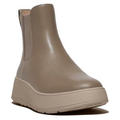 Fitflop Bottines Chelsea plates en cuir F-Mode pour femme, Gris Minky, 37 EU - Publicité Fitflop Bottines Chelsea plates en cuir F-Mode pour femme, Gris Minky, 37 EU - Publicité