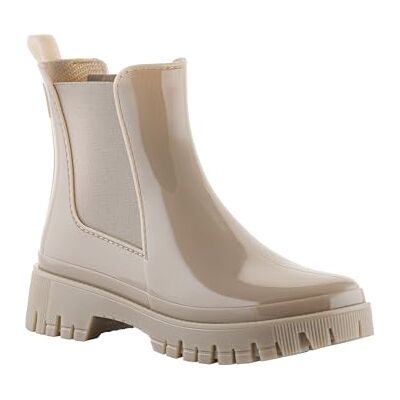 Lemon Jelly Peachy, Bottinne Femme de Pluie, Bottine Chelsea Adapté à l'Eau en PVC, Parfumées au Citron (Taille 36-41) - Publicité Lemon Jelly Peachy, Bottinne Femme de Pluie, Bottine Chelsea Adapté à l'Eau en PVC, Parfumées au Citron (Taille 36-41) - Publicité